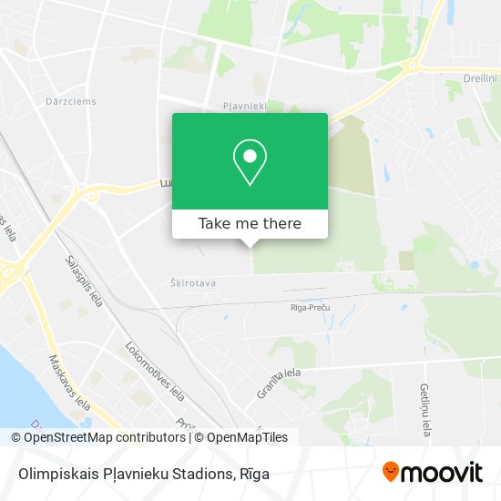 Olimpiskais Pļavnieku Stadions map