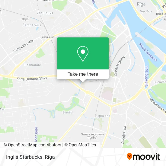 Карта Ingliš Starbucks