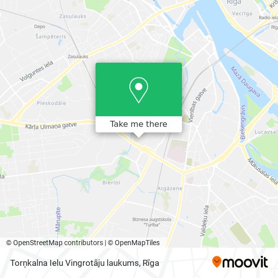 Torņkalna Ielu Vingrotāju laukums map