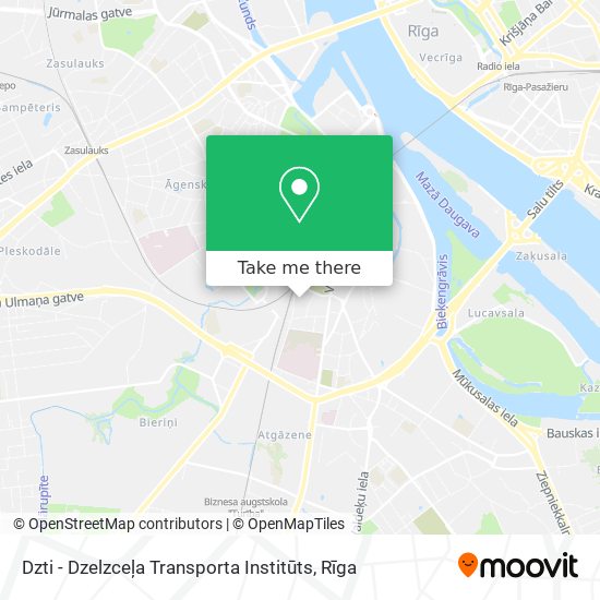 Dzti - Dzelzceļa Transporta Institūts map