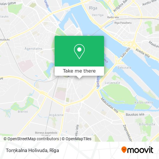 Torņkalna Holivuda map