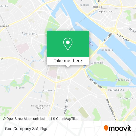 Gas Company SIA map