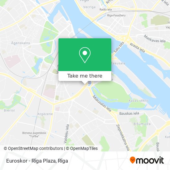 Карта Euroskor - Rīga Plaza