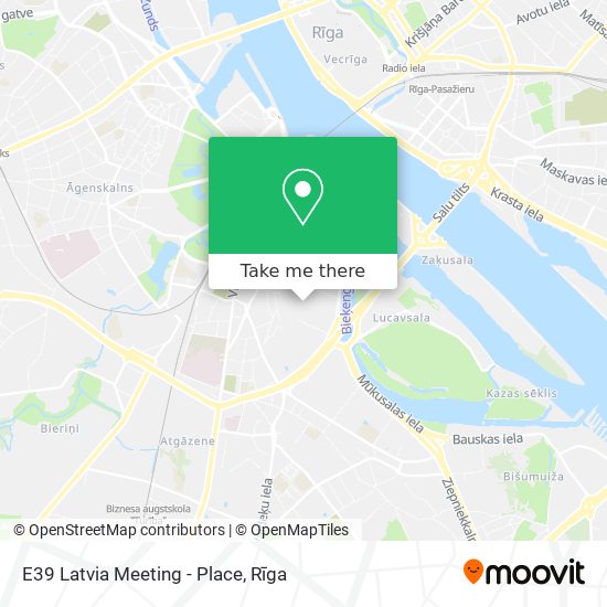 Карта E39 Latvia Meeting - Place