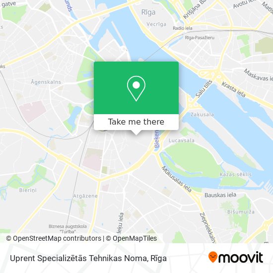 Uprent Specializētās Tehnikas Noma map