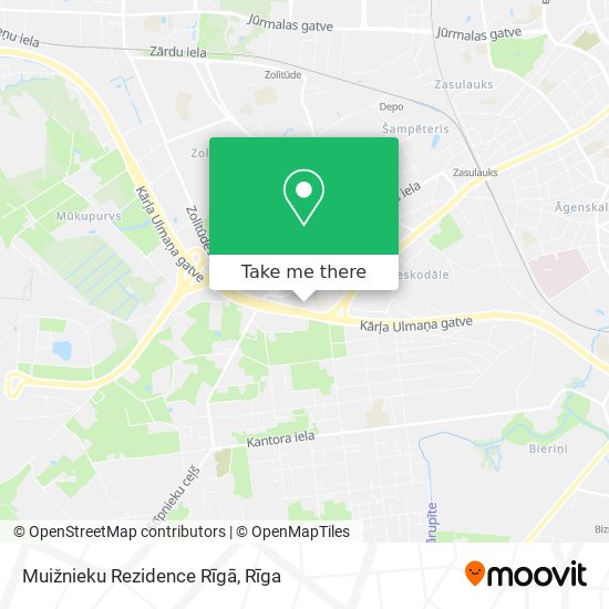 Muižnieku Rezidence Rīgā map