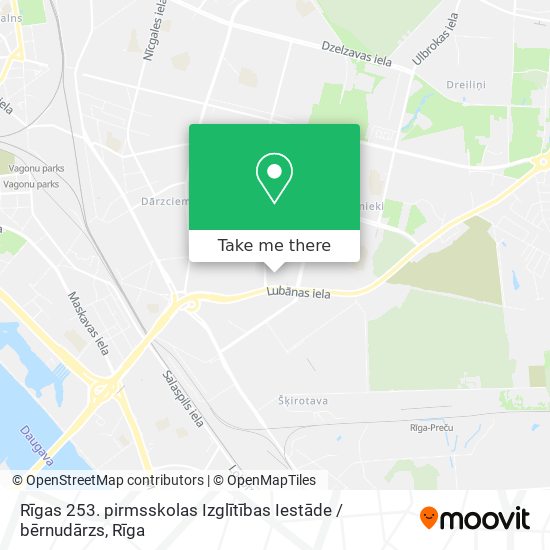 Rīgas 253. pirmsskolas Izglītības Iestāde / bērnudārzs map