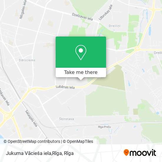 Карта Jukuma Vācieša iela,Rīga