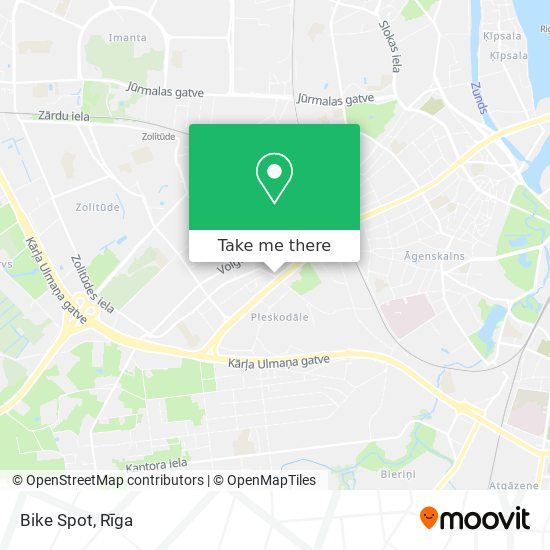 Bike Spot map