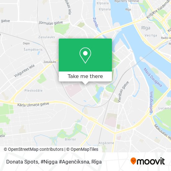 Donata Spots, #Nigga #Agenčiksna map