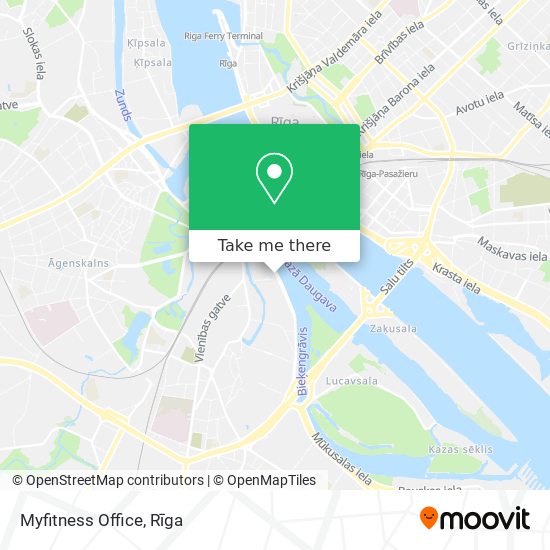 Myfitness Office map