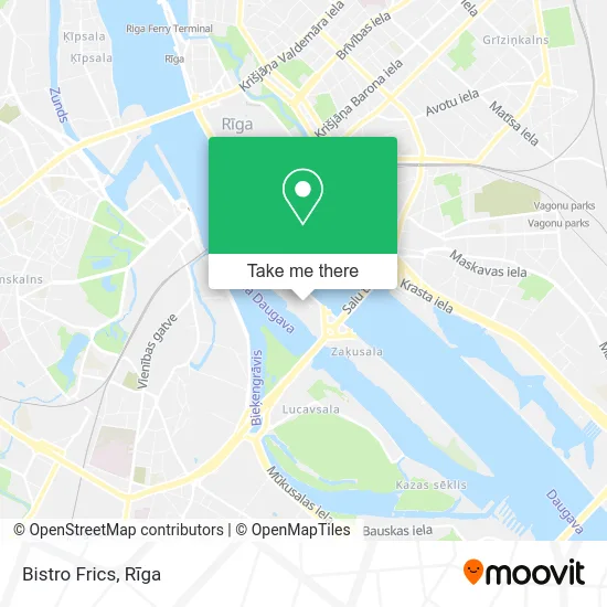 Карта Bistro Frics