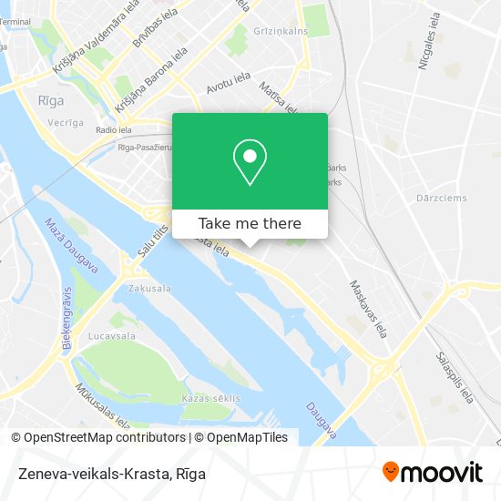 Zeneva-veikals-Krasta map