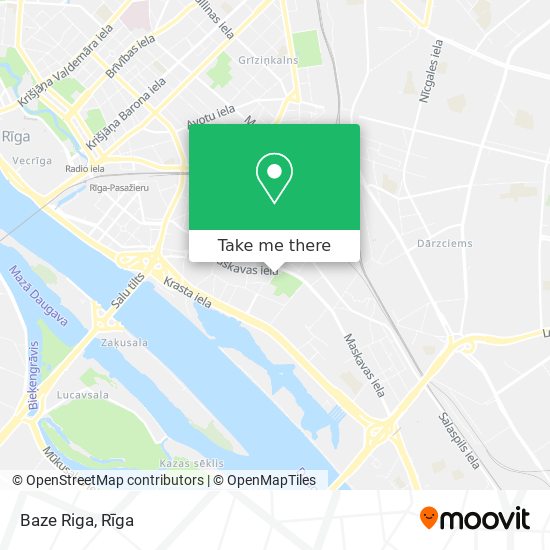 Baze Riga map