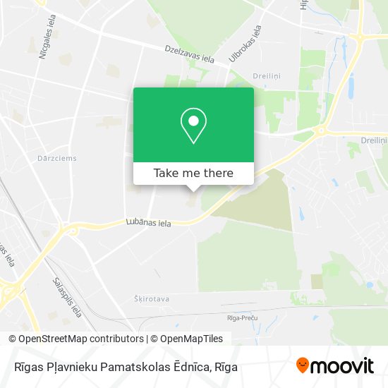 Rīgas Pļavnieku Pamatskolas Ēdnīca map