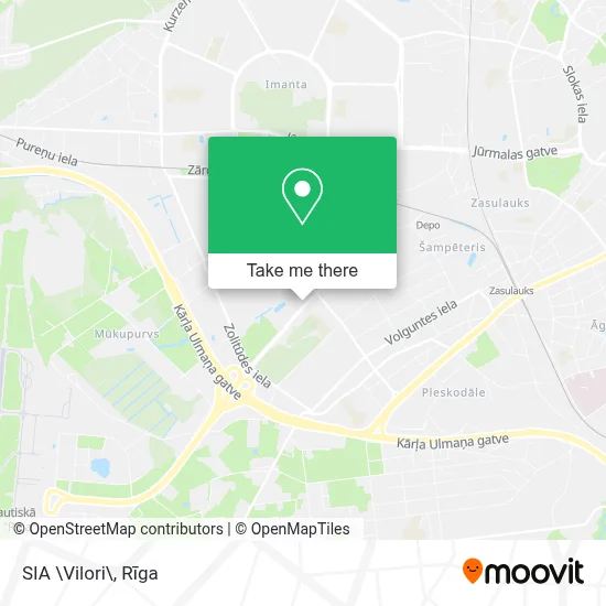SIA \Vilori\ map