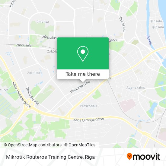 Mikrotik Routeros Training Centre map