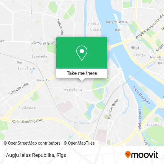 Карта Augļu Ielas Republika