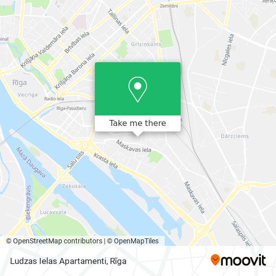 Ludzas Ielas Apartamenti map
