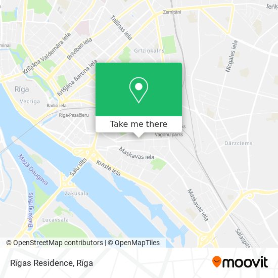 Rīgas Residence map