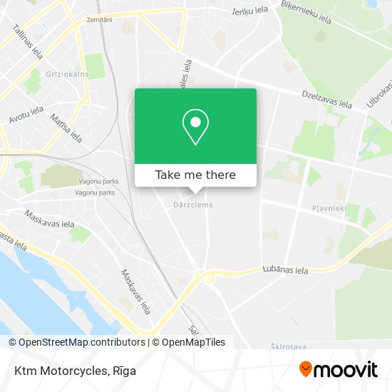 Ktm Motorcycles map