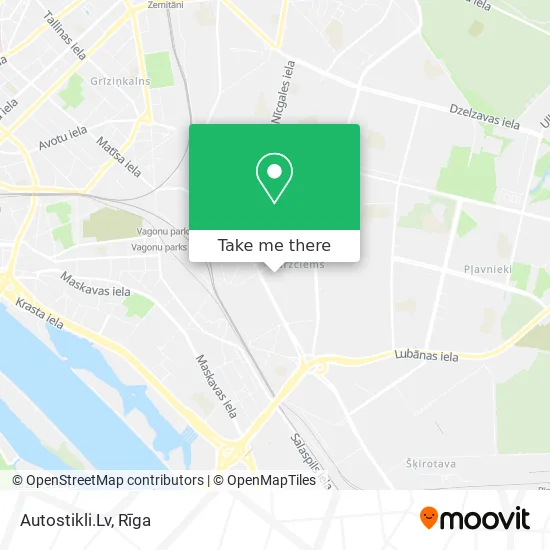 Карта Autostikli.Lv