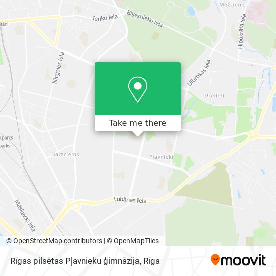 Rīgas pilsētas Pļavnieku ģimnāzija map