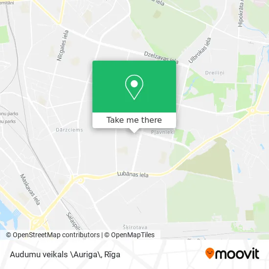 Карта Audumu veikals \Auriga\
