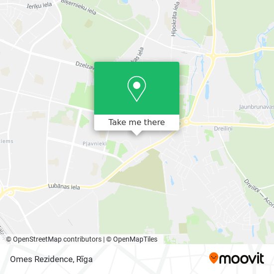 Omes Rezidence map