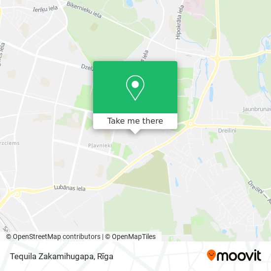 Tequila Zakamihugapa map