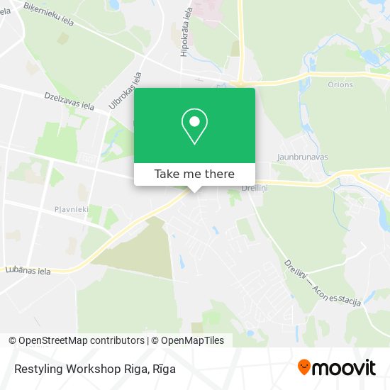 Карта Restyling Workshop Riga
