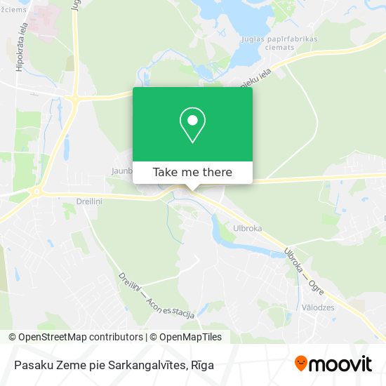 Pasaku Zeme pie Sarkangalvītes map