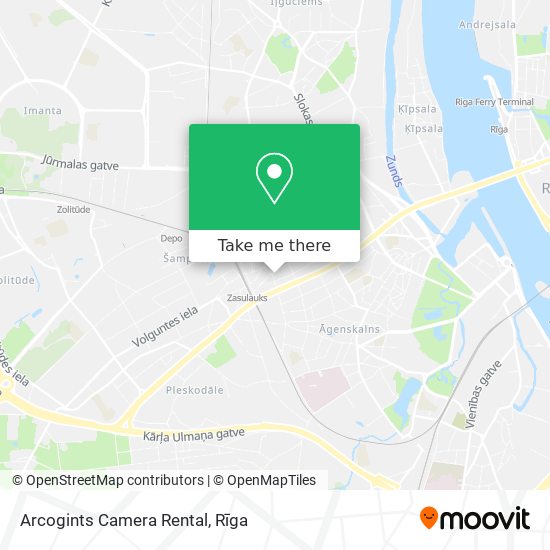 Arcogints Camera Rental map