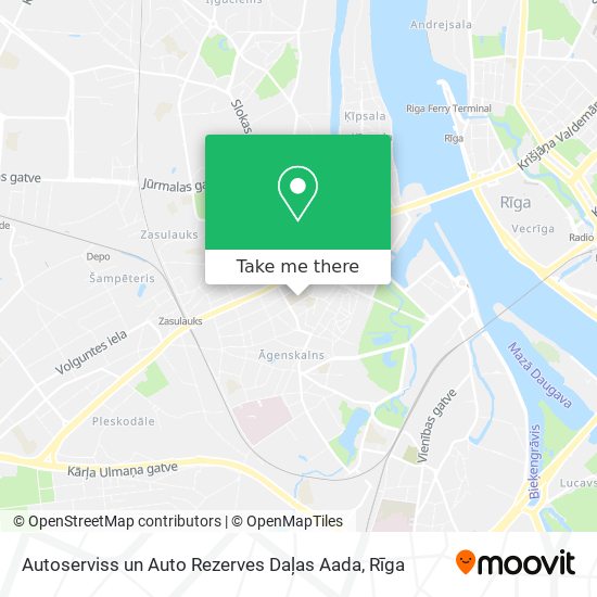 Autoserviss un Auto Rezerves Daļas Aada map