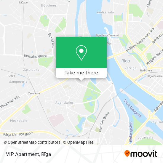 VIP Apartment map