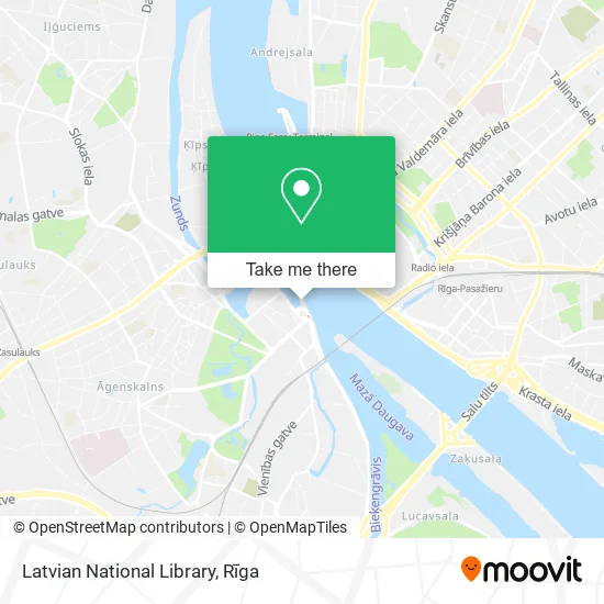 Карта Latvian National Library