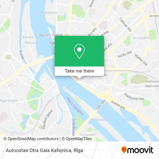 Autoostas Otra Gala Kafejnīca map