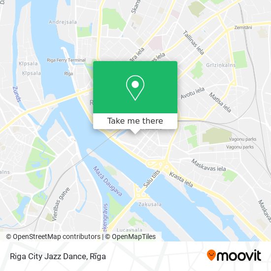 Riga City Jazz Dance map