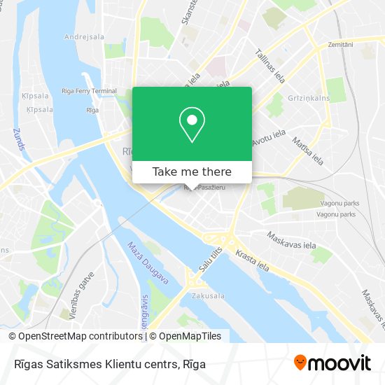 Rīgas Satiksmes Klientu centrs map