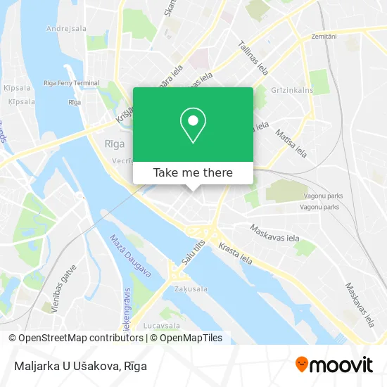 Карта Maljarka U Ušakova