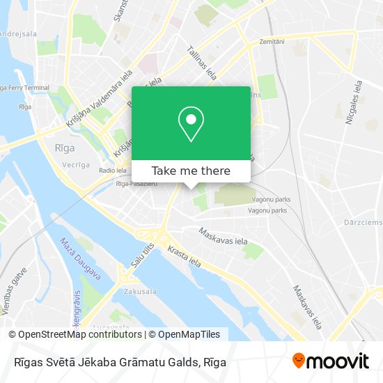 Rīgas Svētā Jēkaba Grāmatu Galds map