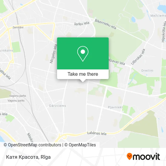 Карта Катя Красота