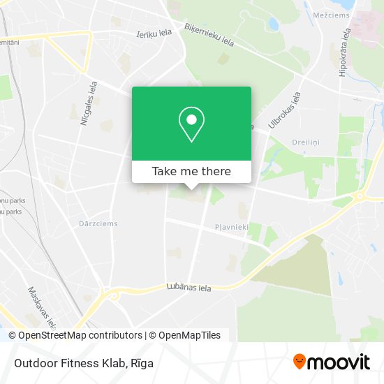 Outdoor Fitness Klab map
