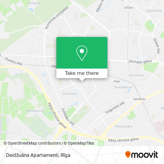 Deidžuāna Apartamenti map