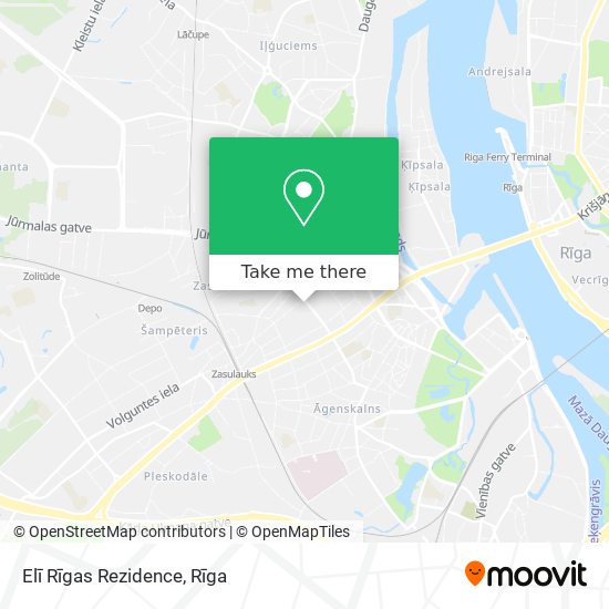 Elī Rīgas Rezidence map