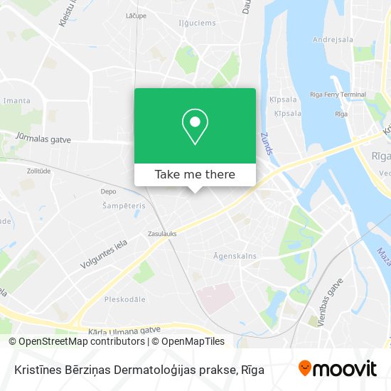 Kristīnes Bērziņas Dermatoloģijas prakse map