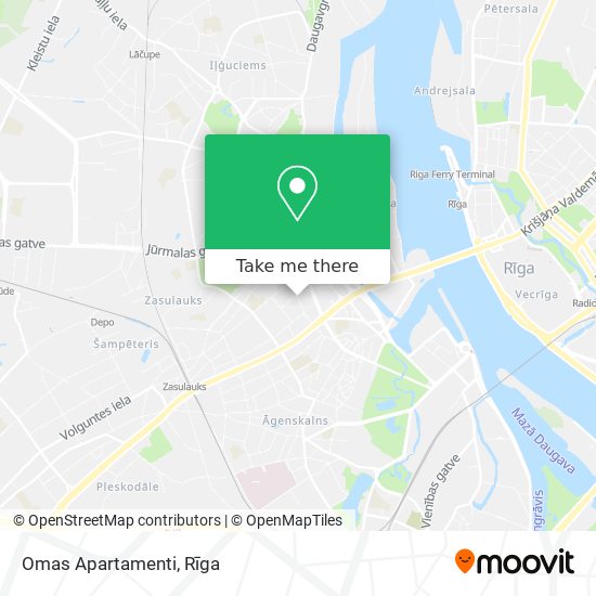 Omas Apartamenti map