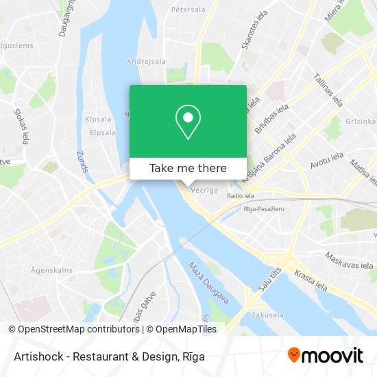 Artishock - Restaurant & Design map