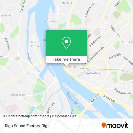 Riga Sound Factory map