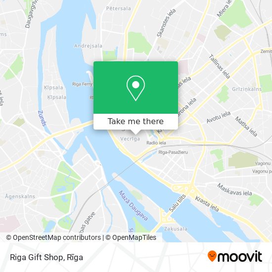 Карта Riga Gift Shop